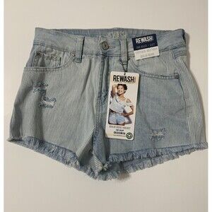 NWT Rewash The Riley Vintage High Rise Patchwork Denim Shorts Size 5/27 (V20)